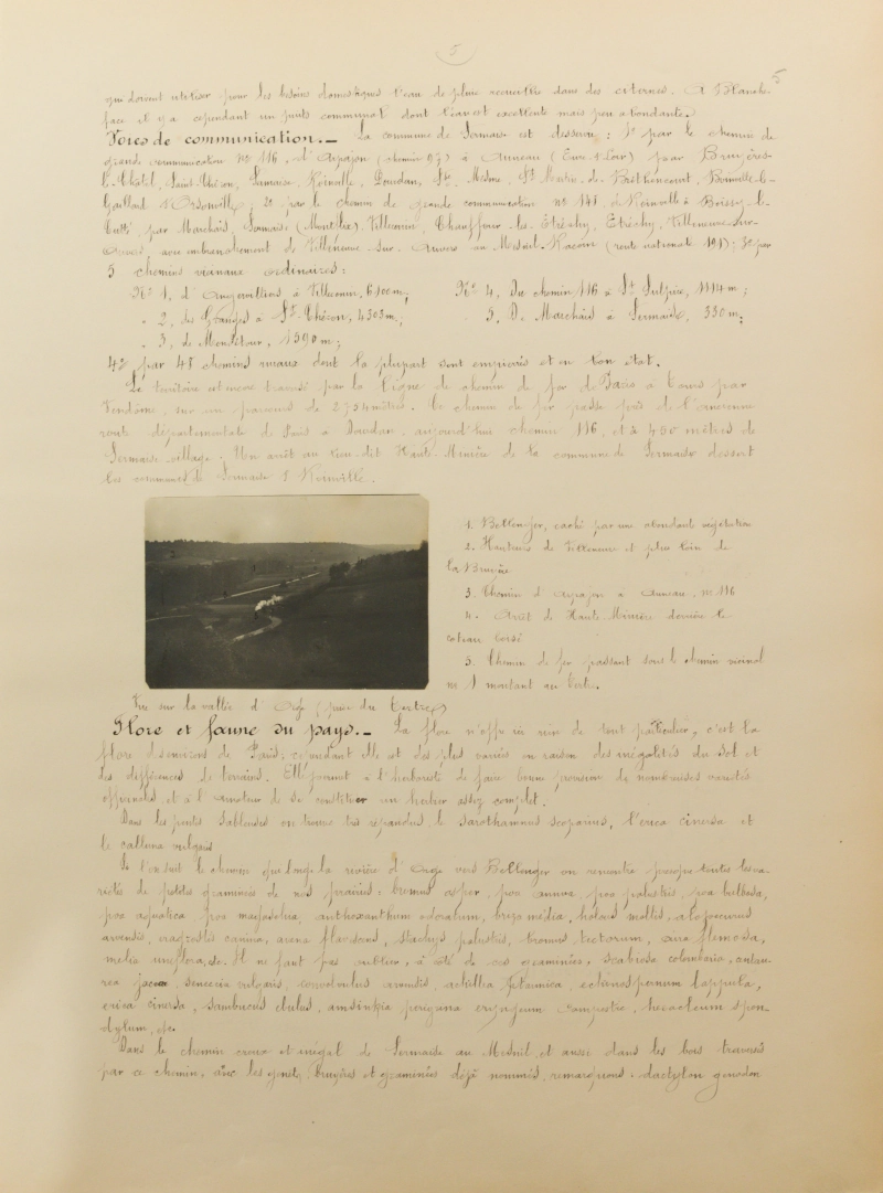 Manuscrit original de Martin Eugène Legrand, feuillet 5/36